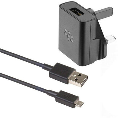 Blackberry ASY-58929-003 1.3A Fast Mains Charger + USB Data Cable