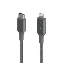 Load image into Gallery viewer, Belkin Smart LED Charging Cable USB-a to Lightning 4ft/1.2m