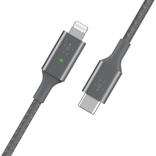 Load image into Gallery viewer, Belkin Smart LED Charging Cable USB-a to Lightning 4ft/1.2m