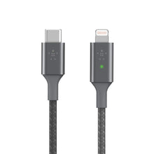 Load image into Gallery viewer, Belkin Smart LED Charging Cable USB-a to Lightning 4ft/1.2m