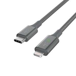 Belkin Smart LED Charging Cable USB-a to Lightning 4ft/1.2m