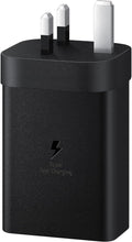 Load image into Gallery viewer, Samsung Official 65W Trio 3 in 1 Power Adapter 2.0 Super Fast Black