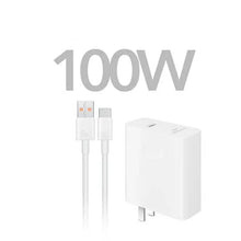 Load image into Gallery viewer, Huawei / Honor Wall charger with Cable charger 100W UK Honor 50 / 50 Pro