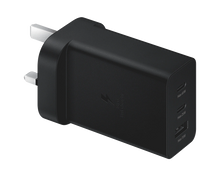 Load image into Gallery viewer, Samsung Official 65W Trio 3 in 1 Power Adapter 2.0 Super Fast Black