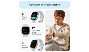 Fitbit Sense 2 Smart Watch - Blue Mist/ Soft Gold