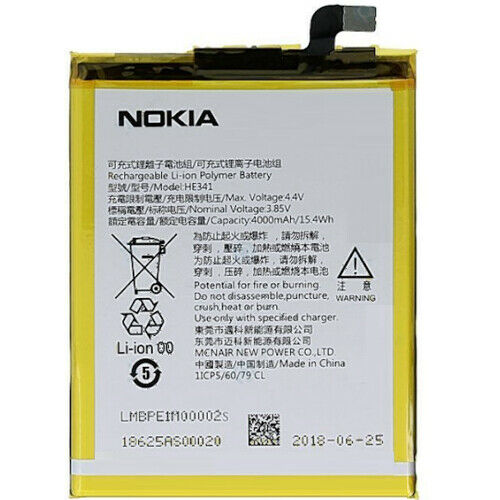 Nokia HE341 Replacement  Battery 4000mAh 3.85v 15.4Wh