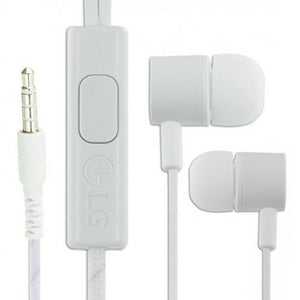 White Headset Handsfree For LG G5 G4 G2