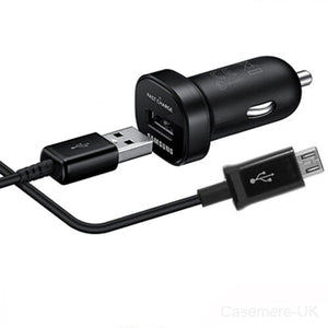 Samsung EP-LN930 2A Car Charger & Micro USB Cable For Galaxy Phones / Note / Tab - fonehaus