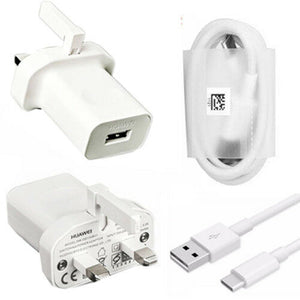 Huawei Mains Wall USB Charger Adapter With Type C Cable