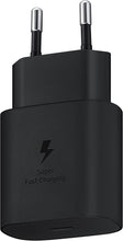 Load image into Gallery viewer, Samsung 25W Super Fast Charger 2 Pin Black Plug Only EP-TA800NBEGEU