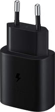 Load image into Gallery viewer, Samsung 25W Super Fast Charger 2 Pin Black Plug Only EP-TA800NBEGEU