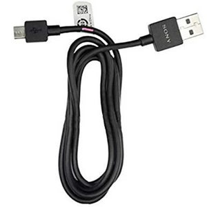 Official Sony EC803 1m Micro USB Charging Data Cable - Black - fonehaus
