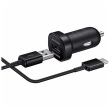 Load image into Gallery viewer, Official Samsung Galaxy S9 / S9 Plus Mini Car Adaptive Fast Charger Black - fonehaus