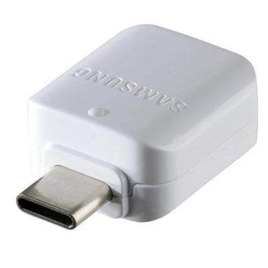 Official Samsung OTG Adapter / Connector USB Type C to USB White, GH98-40216A - fonehaus