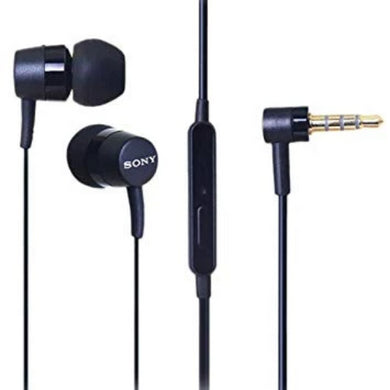 Official Sony MH750 In-Ear Stereo Headset Earphones Black - fonehaus