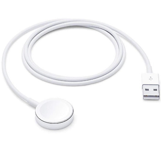 Official Apple 1m Magnetic Charging Cable Charger For Apple Watch - White - Seller Refurbished - fonehaus