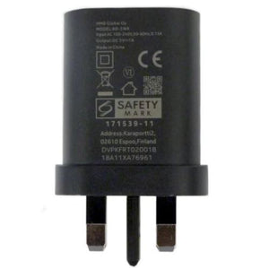 Official Nokia AD-5WX UK 3 Pin Travel Charger Adapter