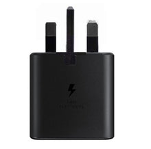 Load image into Gallery viewer, Official Samsung UK 3 Pin EP-TA800 Quick Charge Adapter 25W USB-C In Black - fonehaus