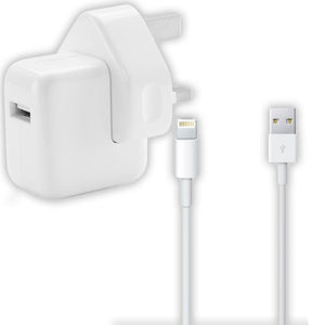 Official Apple Mains Charging Adapter + Lightning Data Cable For iPhon –  Fonehaus